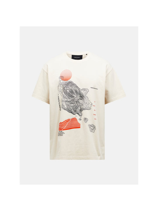 Koszulka PEAK PERFORMANCE M Graphic Tee piaskowy
