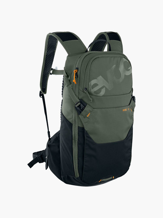 Plecak rowerowy EVOC Ride 12 + bukłak Hydration 2 dark olive/black
