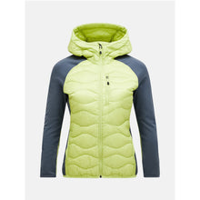 Kurtka PEAK PERFORMANCE Helium Down Hybrid Hood Women żółty
