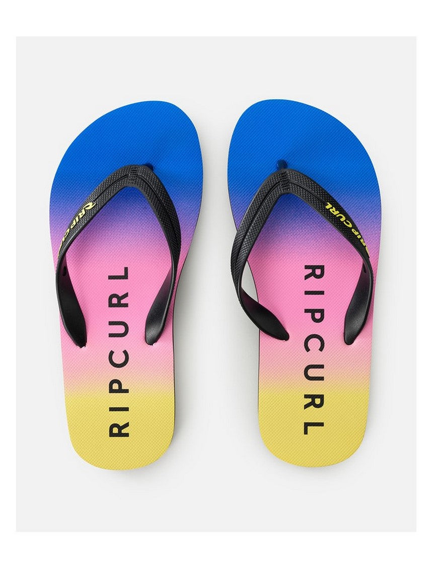 Japonki plażowe damskie  RIP CURL Lazed Fade Bloom Open Toe - Bo turkusowe