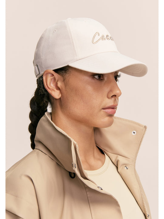 Czapka CASALL Casual Logo Cap kolor biały
