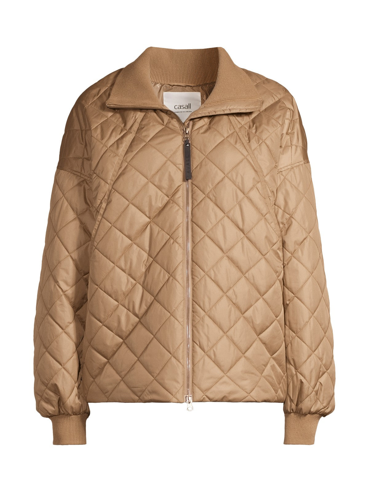 Kurtka damska CASALL Nordic Quilted Jacket kolor brązowy
