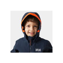 Kurtka dziecięca Wodoodporna HELLY HANSEN K Shelter Ht Jacket granatowa
