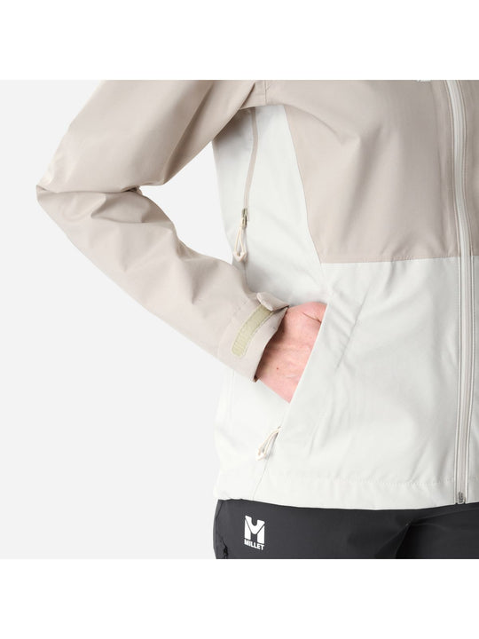Kurtka damska MILLET W Seneca Storm 3L Jkt W beżowa
