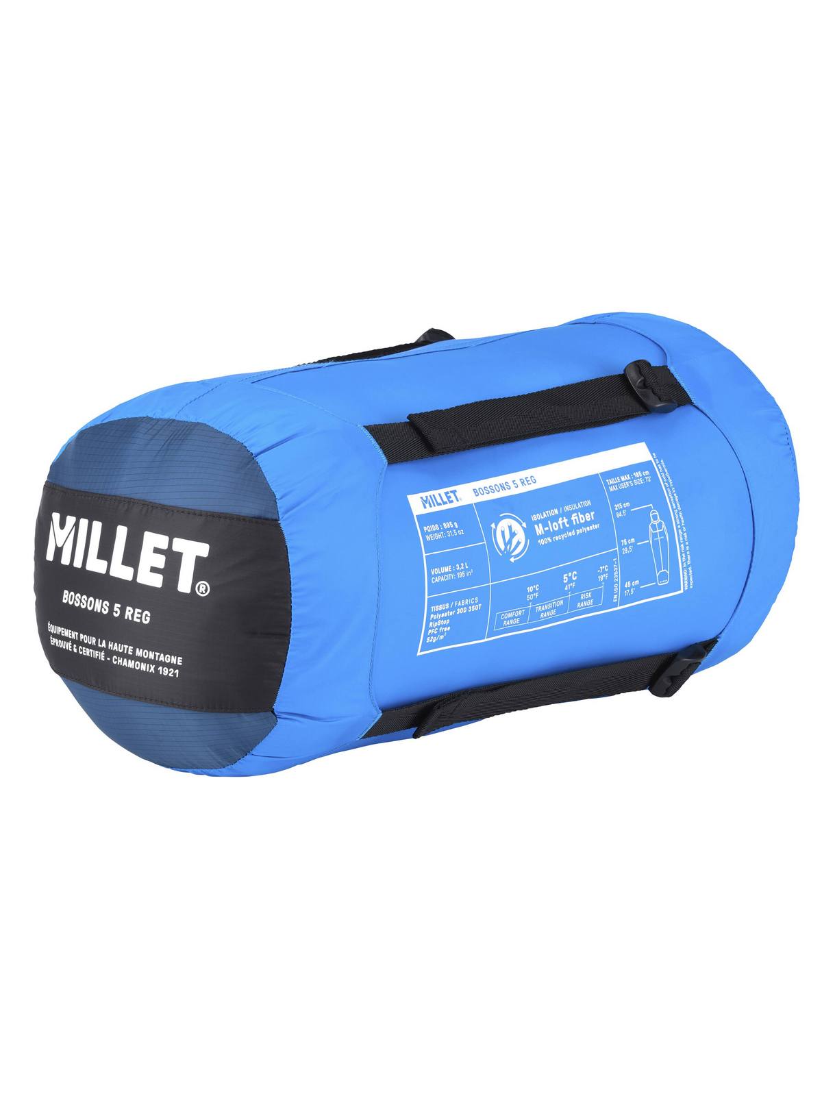 Śpiwór MILLET BOSSONS 5° REG granatowy