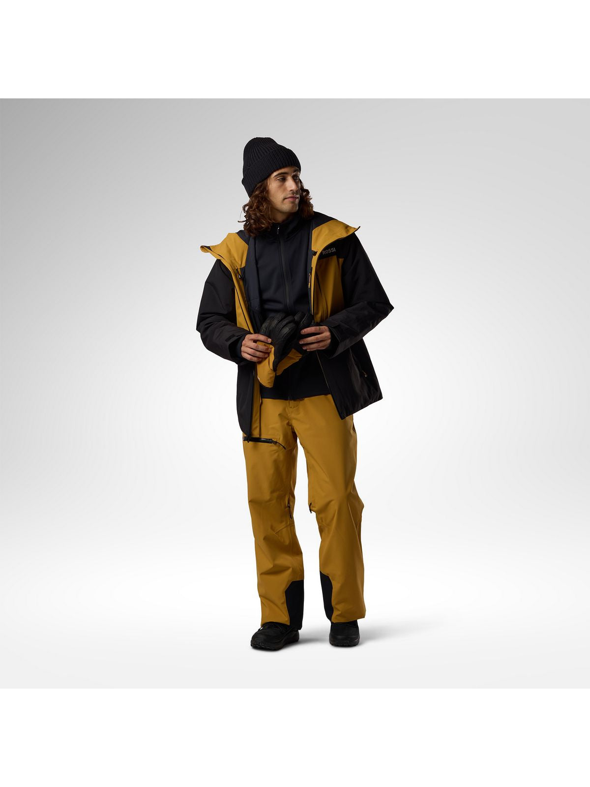 Spodnie narciarskie męskie ROSSIGNOL Outerlimits Insulated Pant brązowe