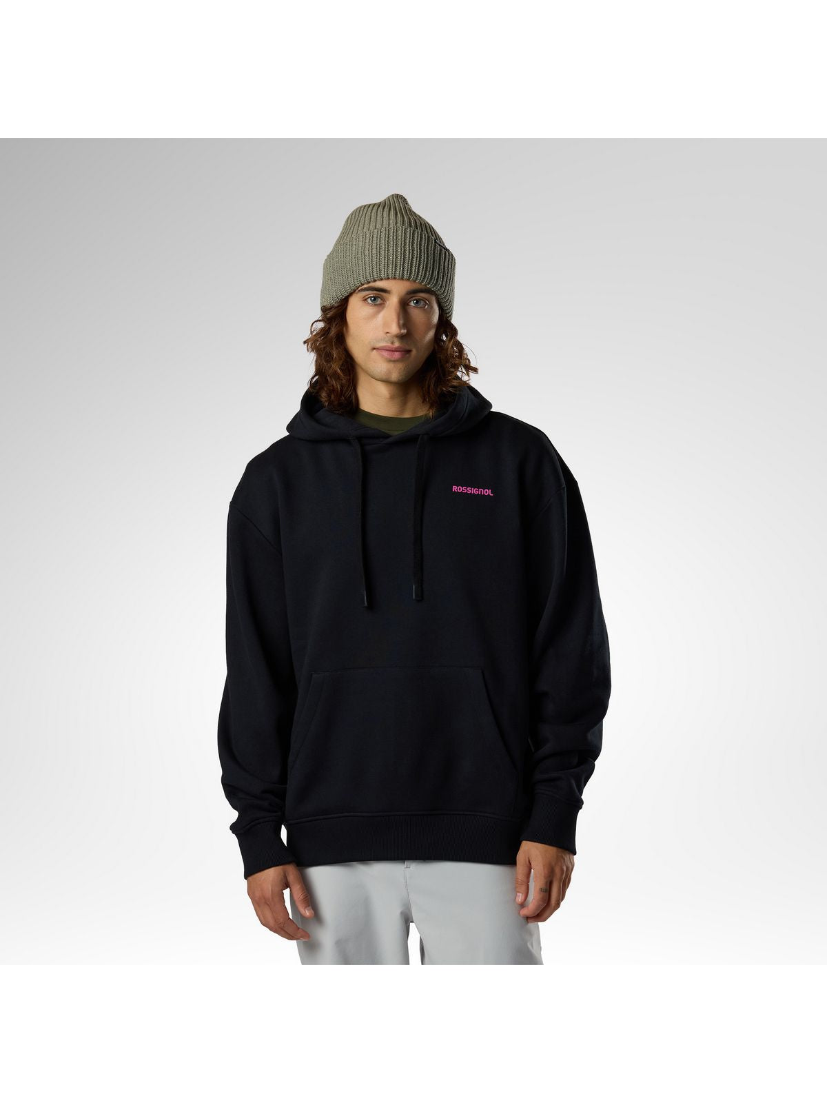 Bluza męska ROSSIGNOL M Waterfall Relax Hoodie czarna