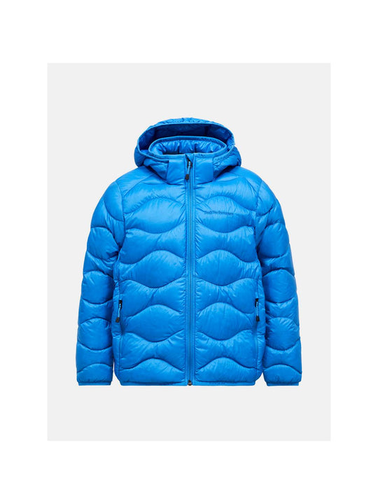 Kurtka PEAK PERFORMANCE Helium Down Hood Jacket Junior niebieski
