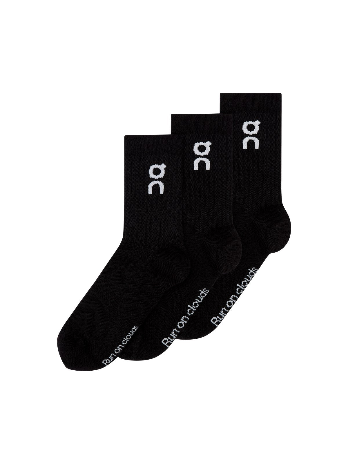 Skarpety treningowe On Logo Sock High 3Pack czarny