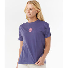 Koszulka RIP CURL ICONS OF SURF RELAXED TEE niebieska
