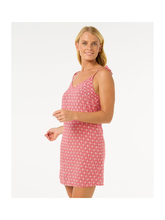 Sukienka RIP CURL Cala Mayor Mini Tie Dress czerwony
