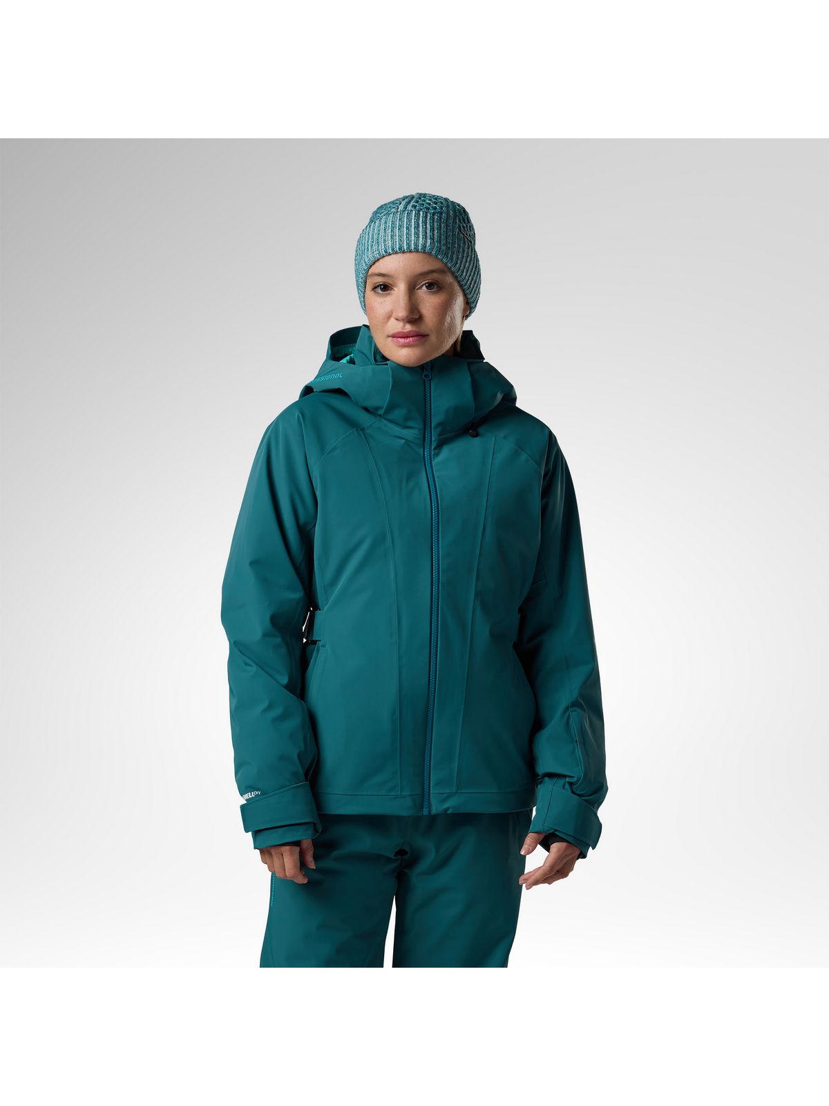 Kurtka narciarska damska ROSSIGNOL W 4Ws Blackside Insulated Jack zielona