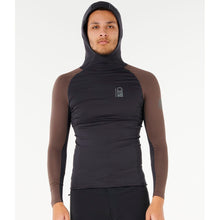 Lycra RIP CURL Search Upf Perf L/S Hood czarny - Adventure Sports
