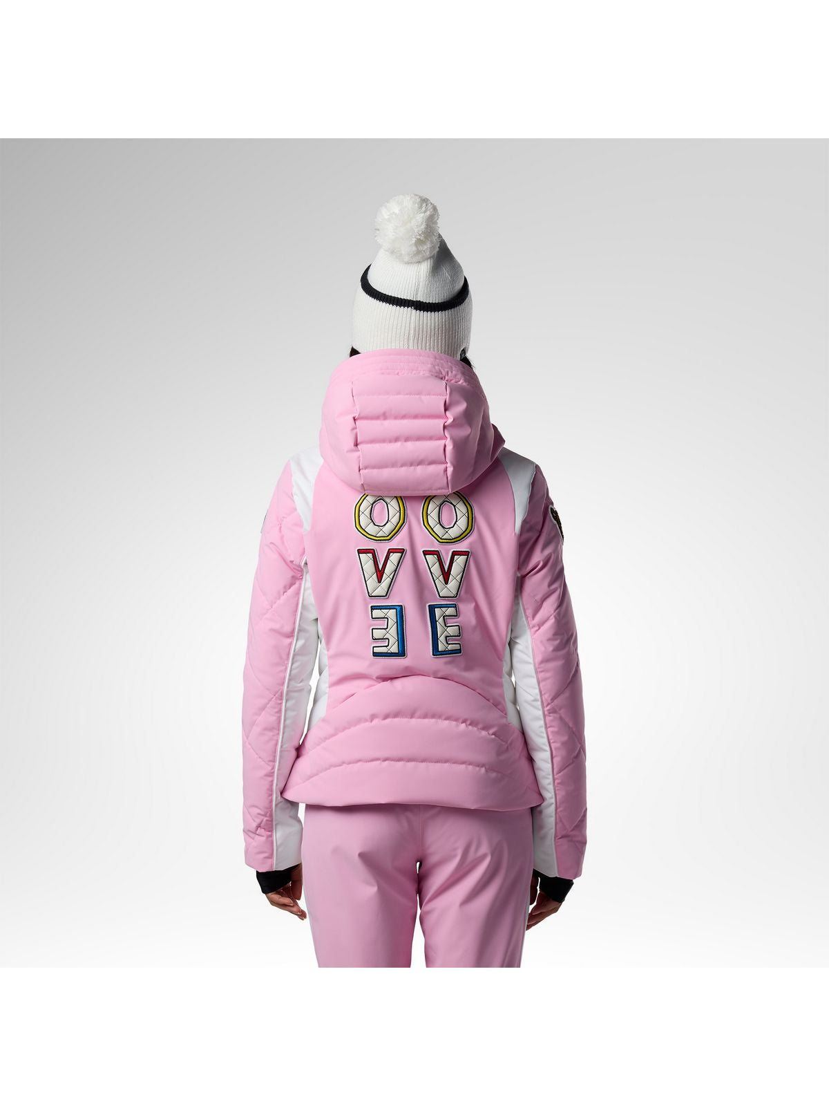 Kurtka narciarska damska ROSSIGNOL W Jcc Valdiz Down Ski Jacket różowa