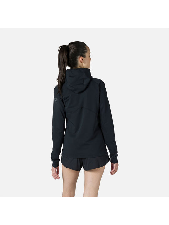 Bluza damska ROSSIGNOL W Mid Layer Thin Fz czarna

