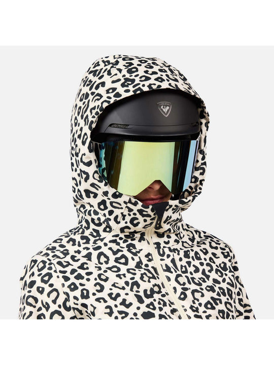 Kurtka narciarska damska ROSSIGNOL W ROCHRUN ALLOVER JKT multikolor
