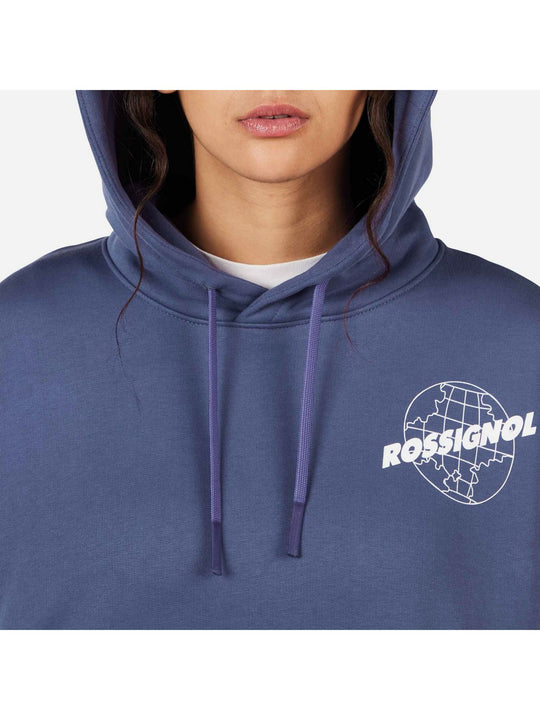 Bluza damska ROSSIGNOL W WATERFALL H RELAX SWEATSHIRT niebieska
