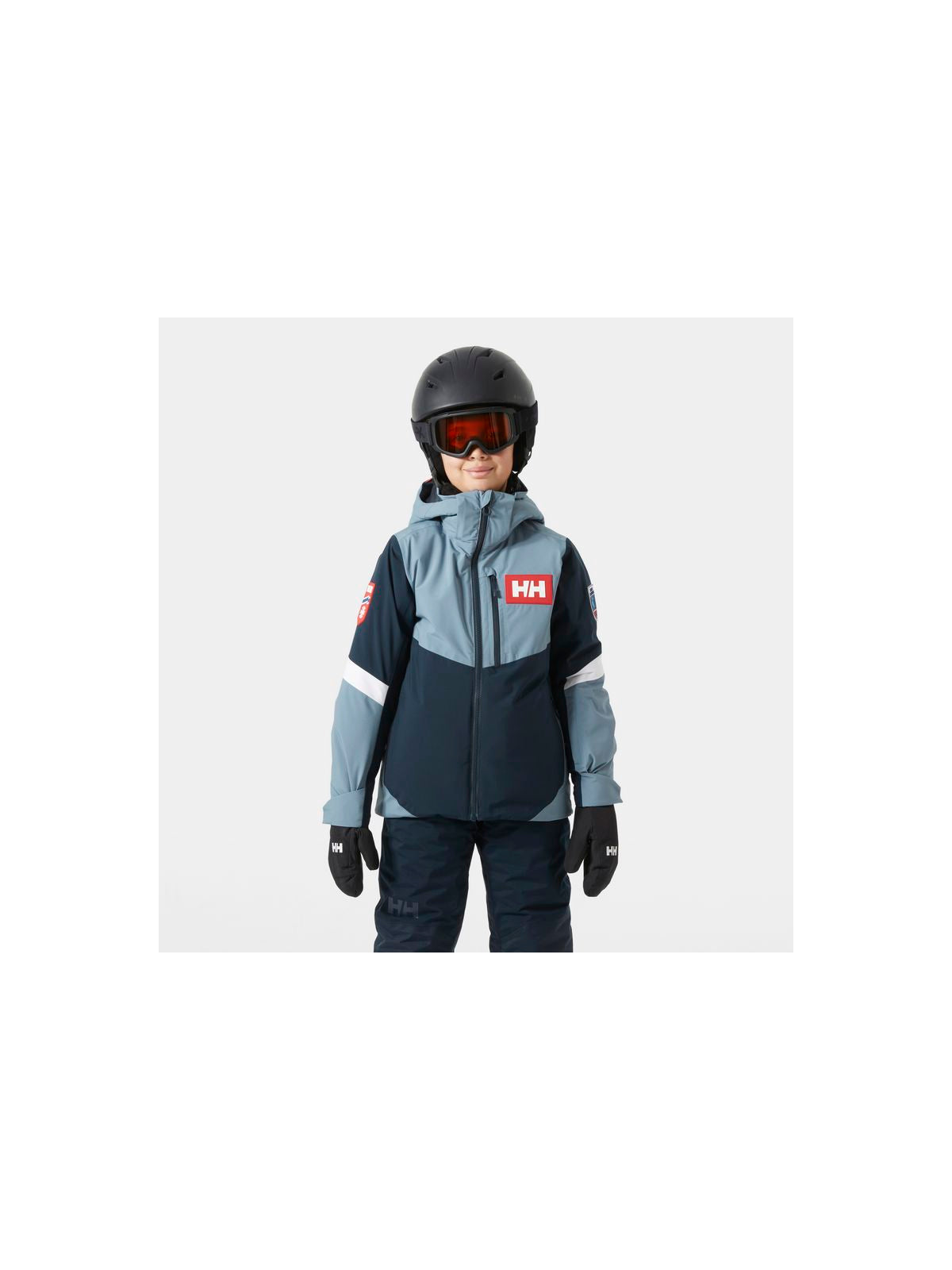 Kurtka narciarska dziecięca HELLY HANSEN Jr Elevate Jacket kolor granatowy