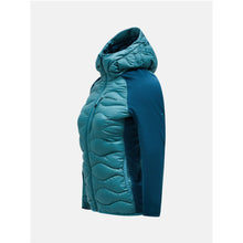 Damska kurtka puchowa Peak Performance W Helium Down Hybrid Hood zielony
