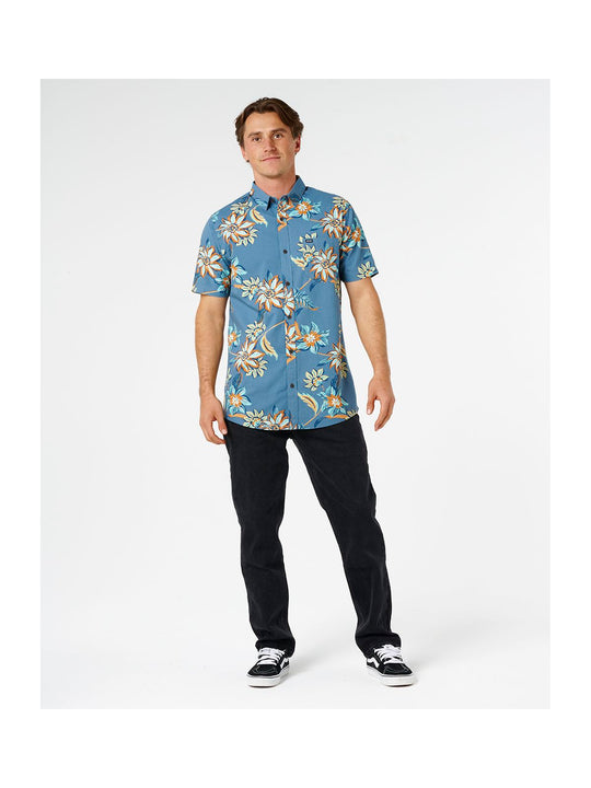 Koszula męska RIP CURL Sessions S/S Shirt niebieska

