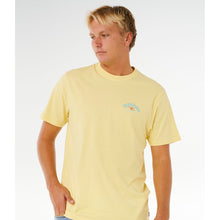 Koszulka męska RIP CURL Shred Til Tee żółta
