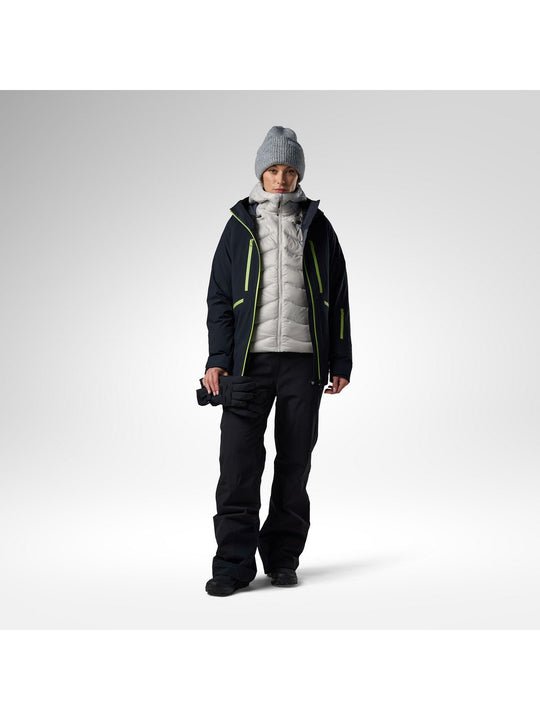 Kurtka narciarska damska ROSSIGNOL W Verok Down Hoodie Jacket szara
