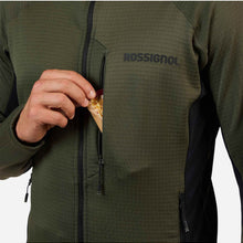 Bluza męska ROSSIGNOL BLACKSIDE MIX FZH FLEECE zielona
