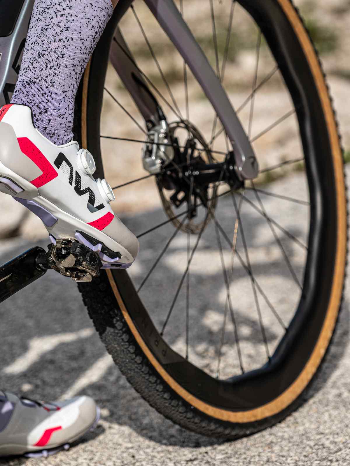 Buty rowerowe NORTHWAVE Extreme X - White/Lilac/Red
