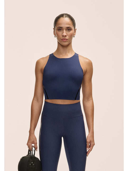 Top damski treningowy Casall Sculpture Top niebieski
