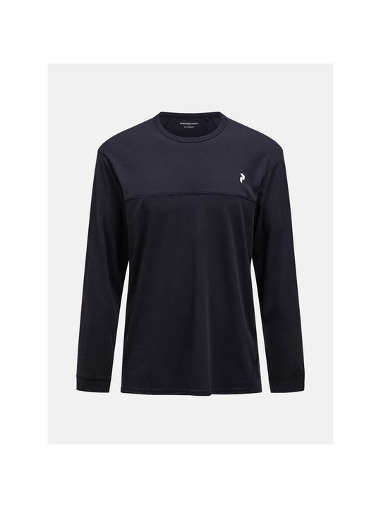 Koszulka PEAK PERFORMANCE M Trail Wool Blend LS czarny
