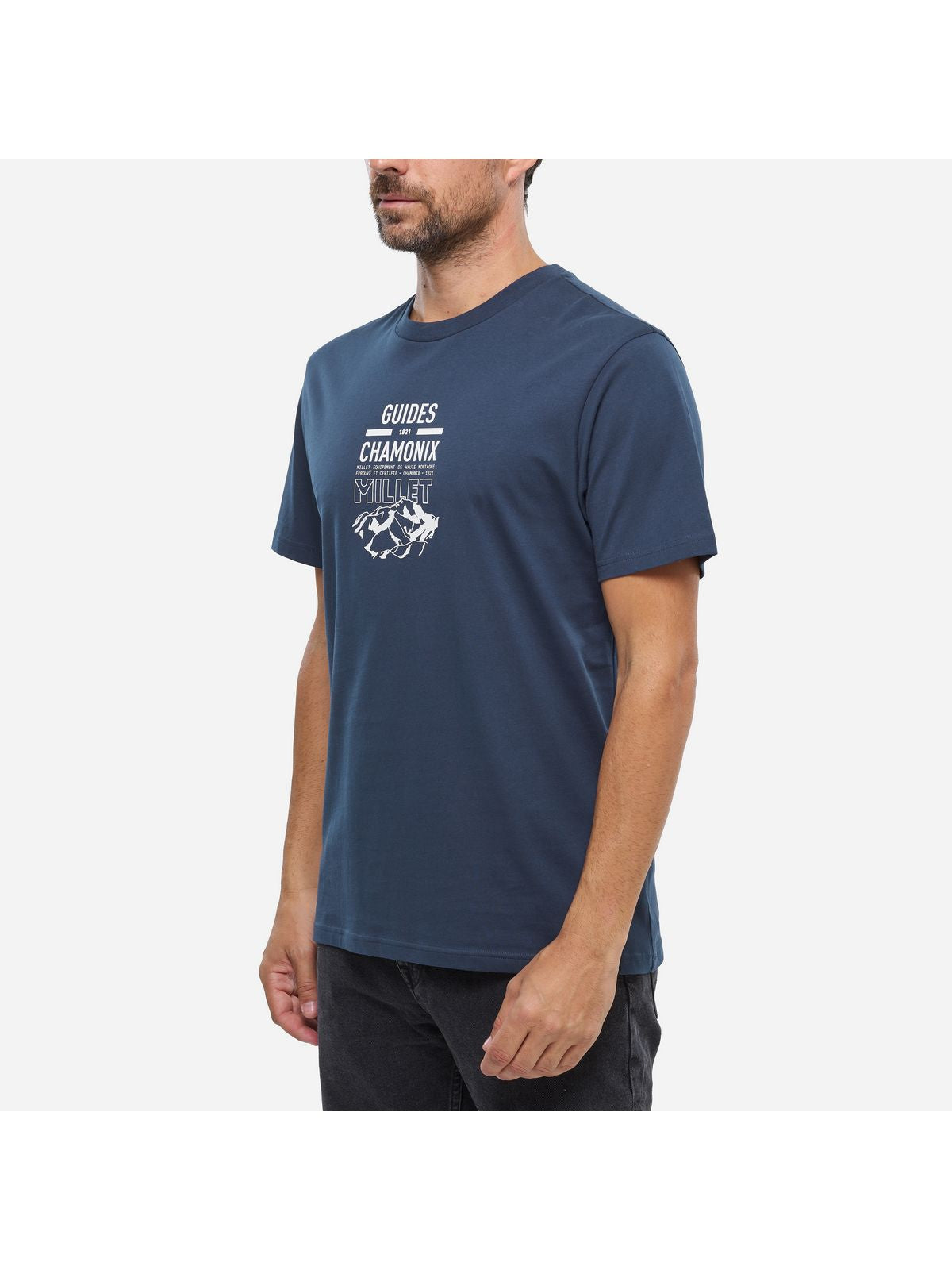 Koszulka męska MILLET Cdg Chamonix Logo Ts Ss M granatowa