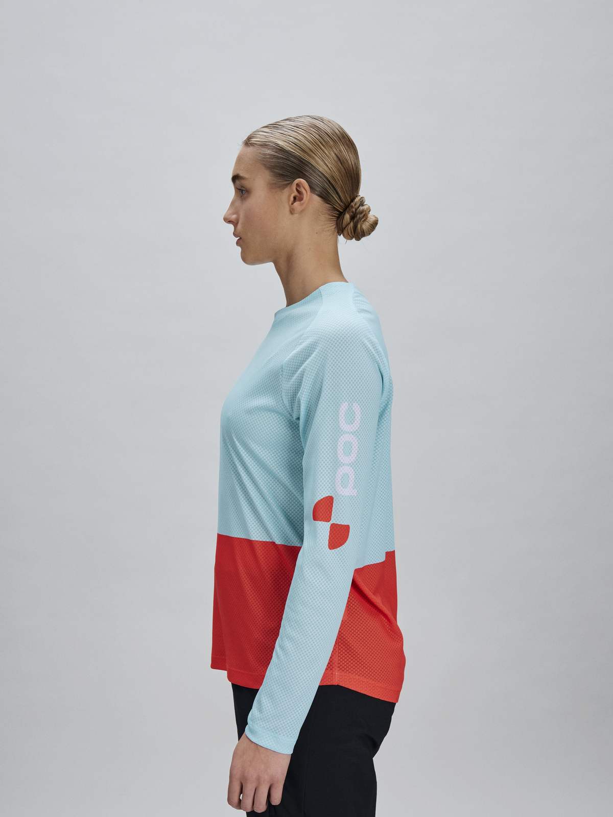 Koszulka rowerowa damska POC W's Motion Air L/S Jersey niebieska
