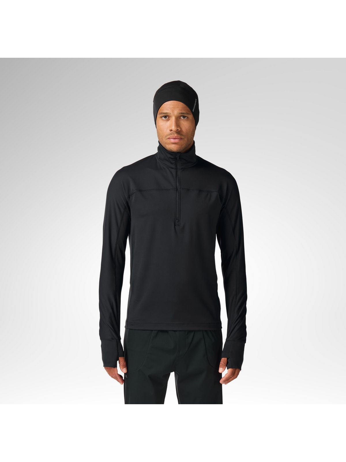 Bluza męska ROSSIGNOL M Half Zip First Layer czarna