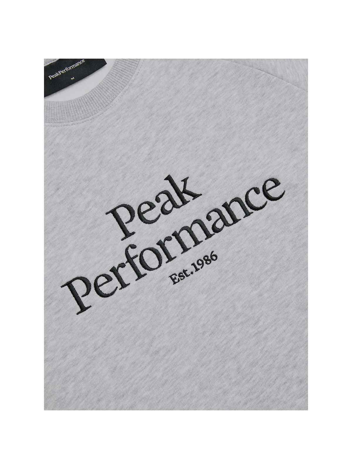 Bluza męska PEAK PERFORMANCE Original Crew szara
