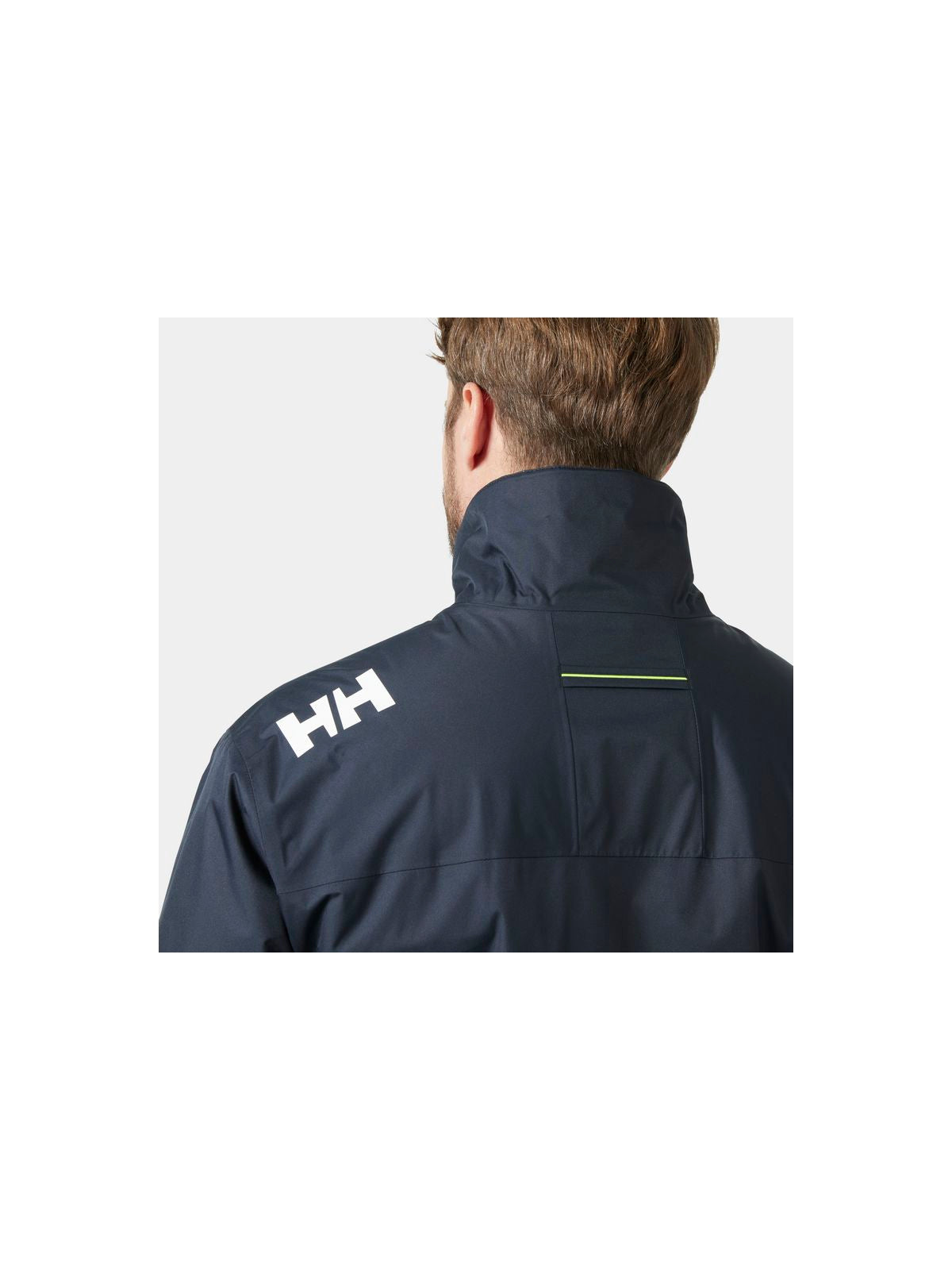 Kurtka męska HELLY HANSEN Crew Hooded Pile Jacket kolor granatowy
