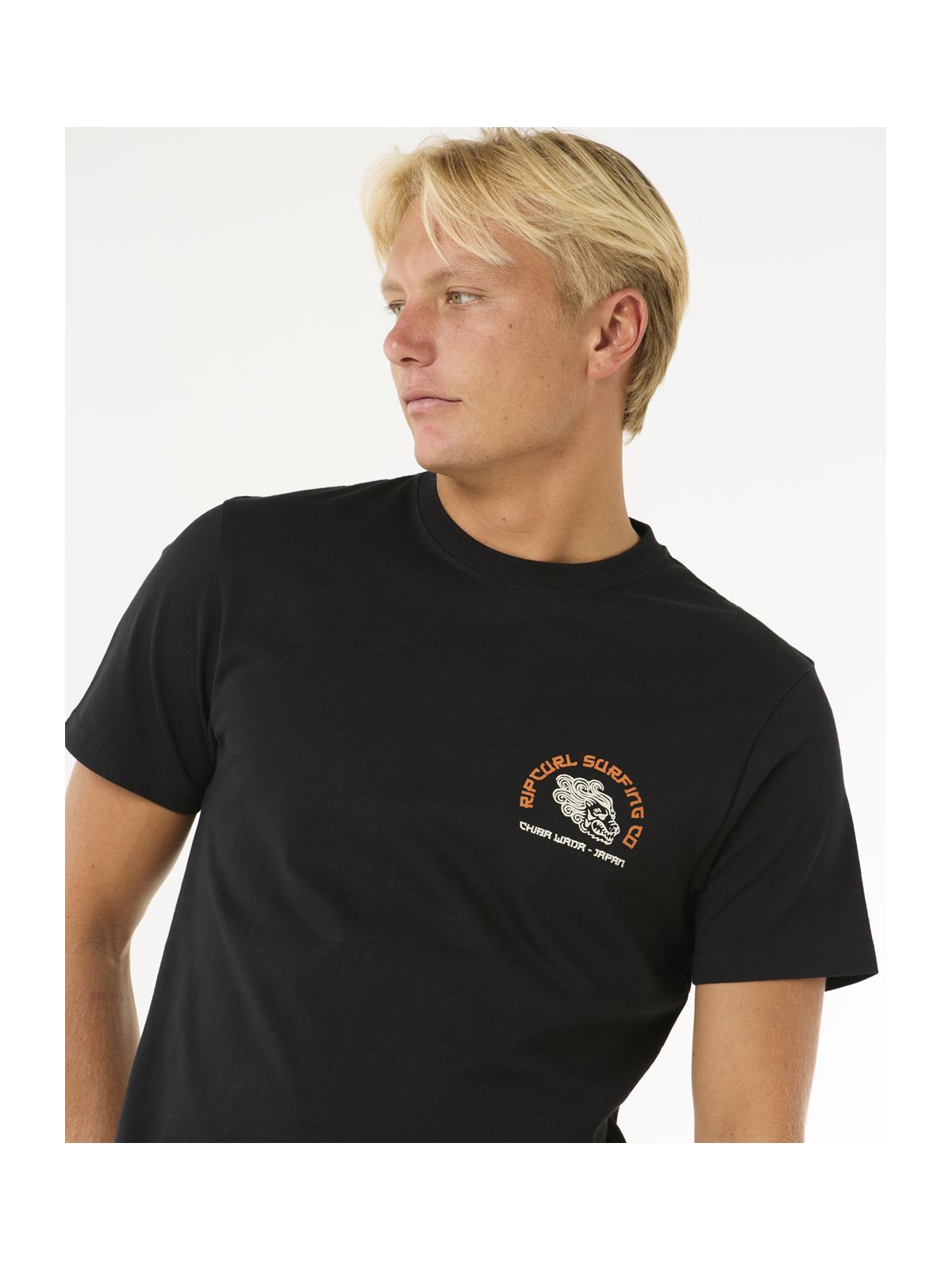 Koszulka RIP CURL Desti Animals Tee czarny
