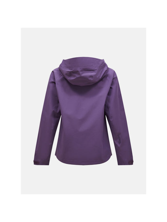 Kurtka narciarska damska PEAK PERFORMANCE Treeline HIPE 2.5L Shell Jacket fioletowa
