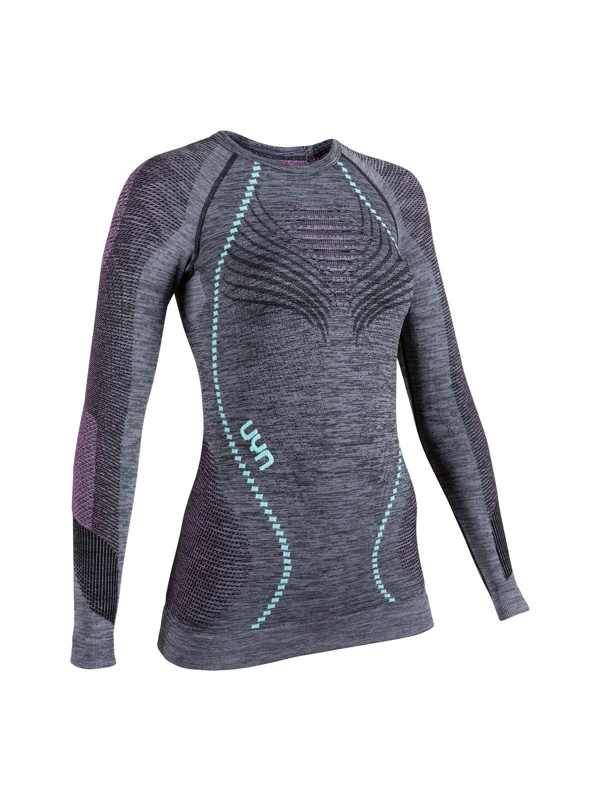 Koszulka UYN W Ambityon Uw Shirt Lg Sl. Melange czarny