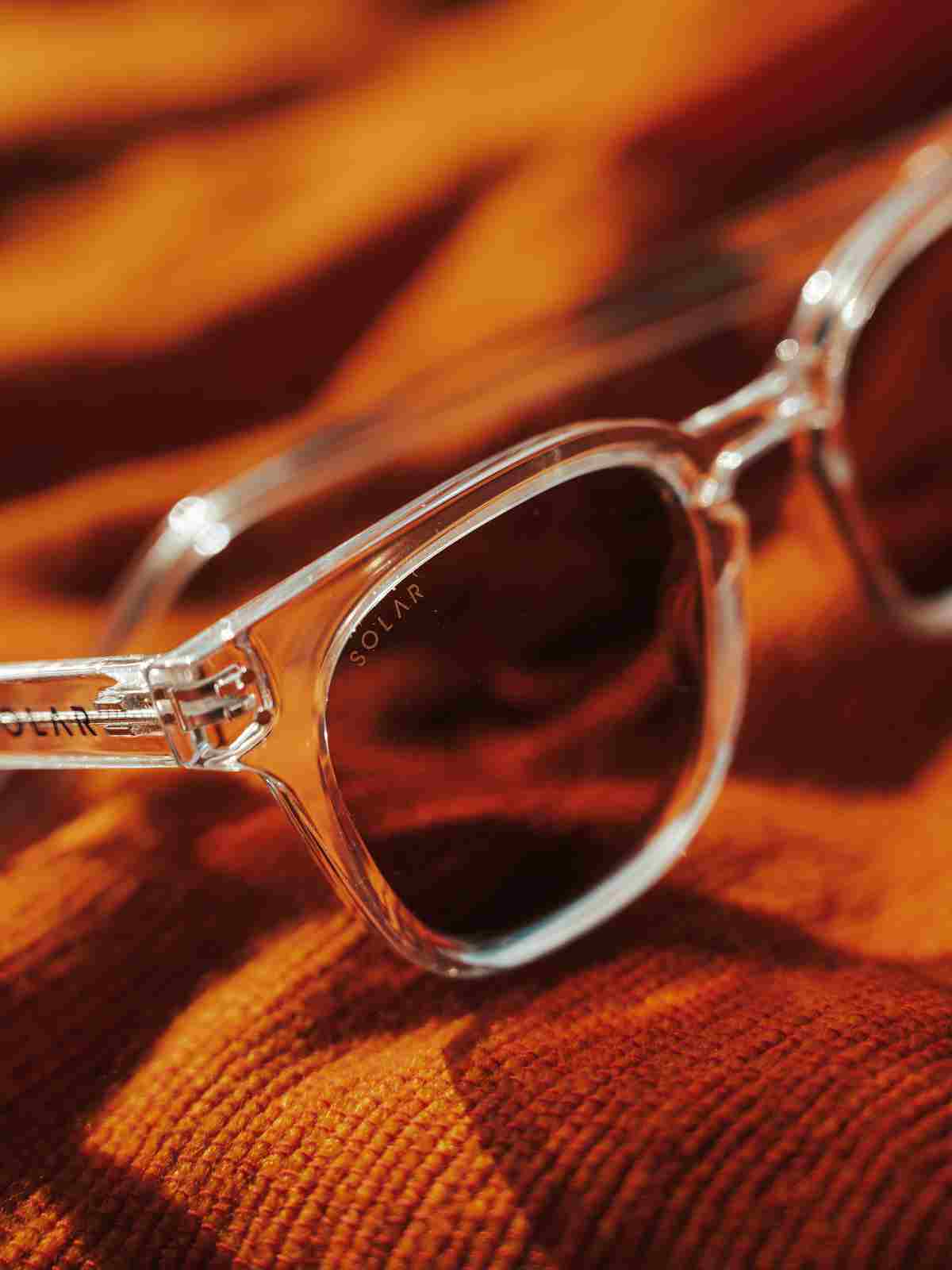 Okulary przeciwsłoneczne SOLAR Johnnie - cat.3 Polarized - Glossy Transparent