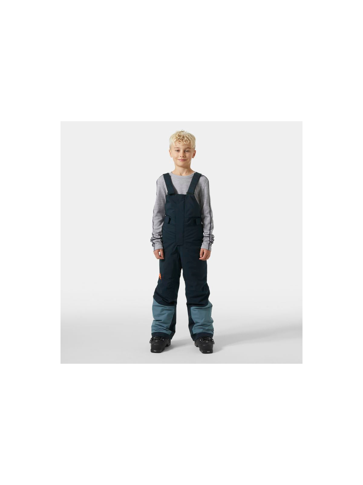 Spodnie narciarskie dziecięce HELLY HANSEN Jr Summit 2.0 Bib Pant kolor granatowy