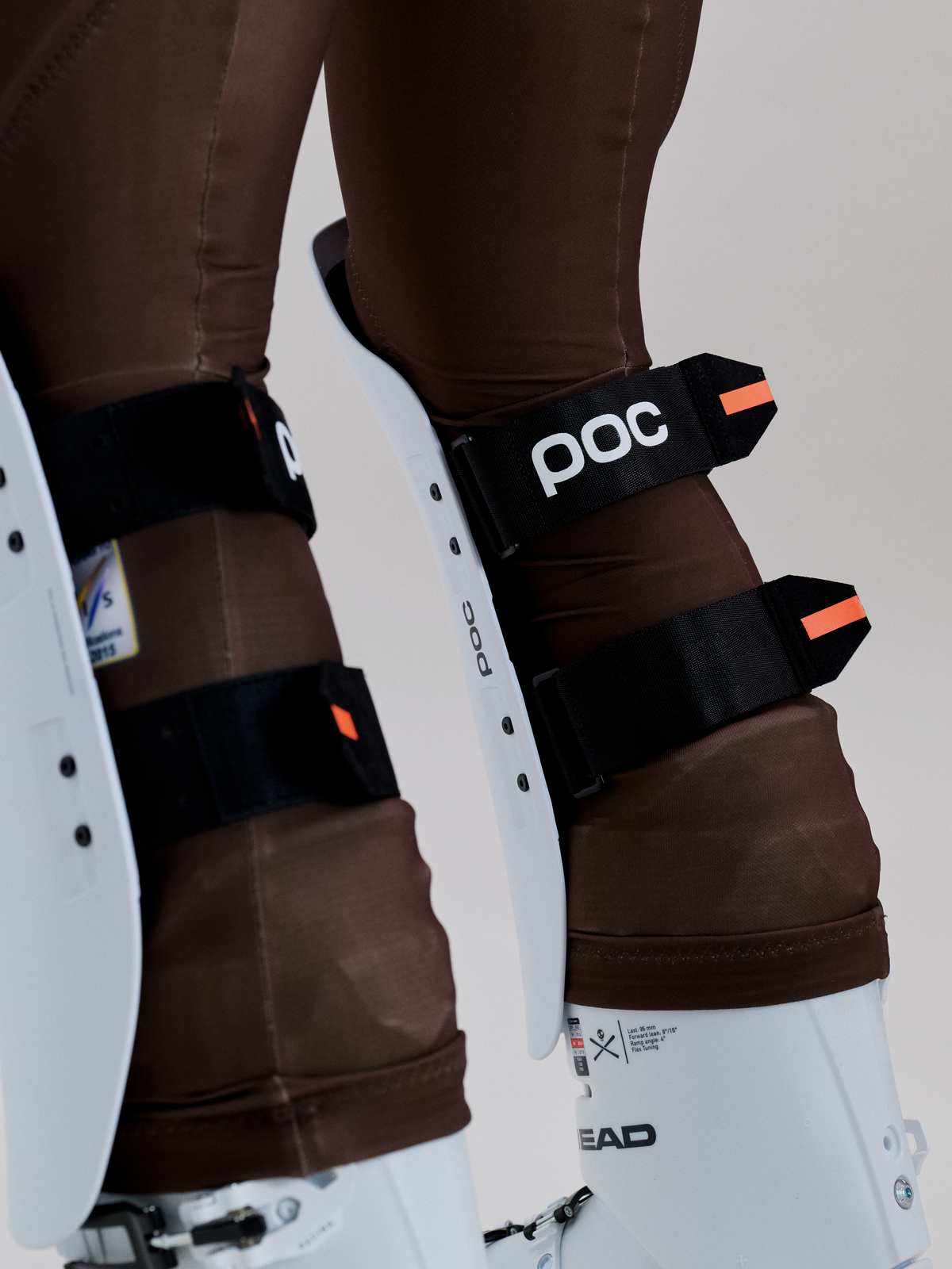 Ochraniacze na piszczele POC Shins Race biały