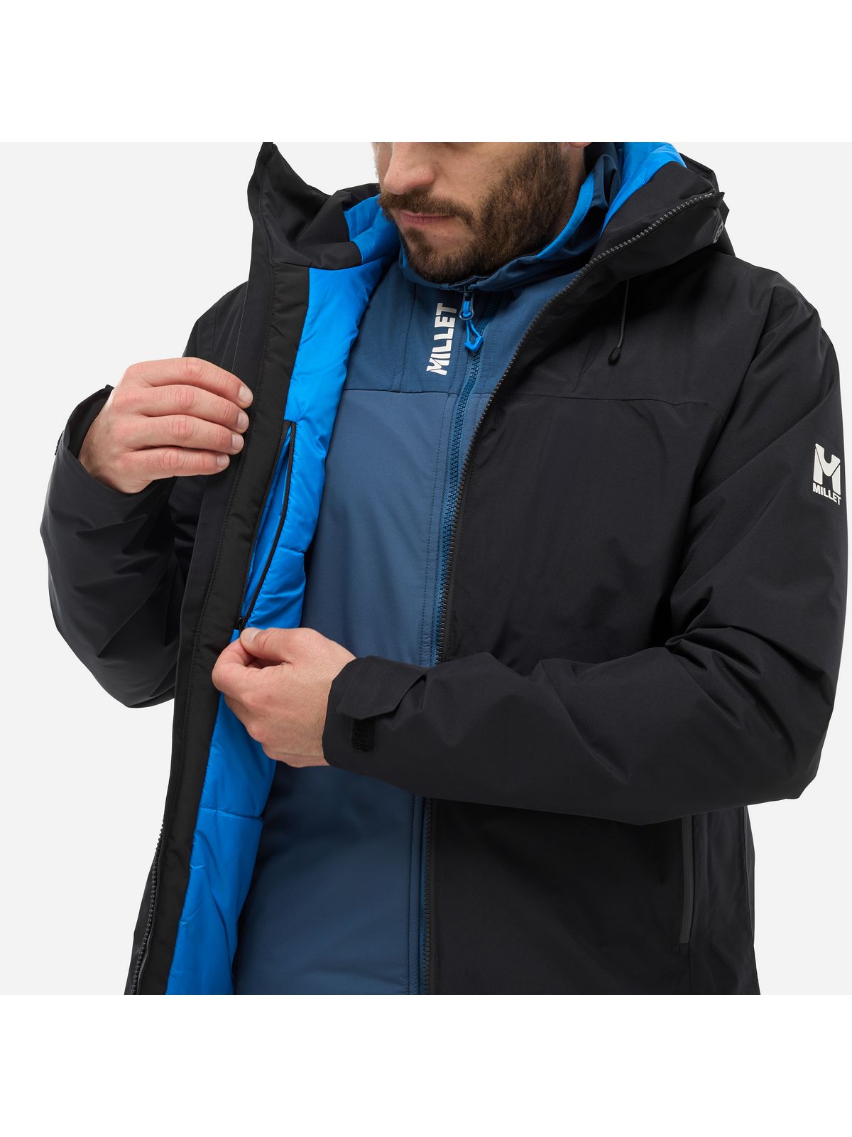 Kurtka trekkingowa męska MILLET M Seneca Gtx 2L Warm Jkt M czarna