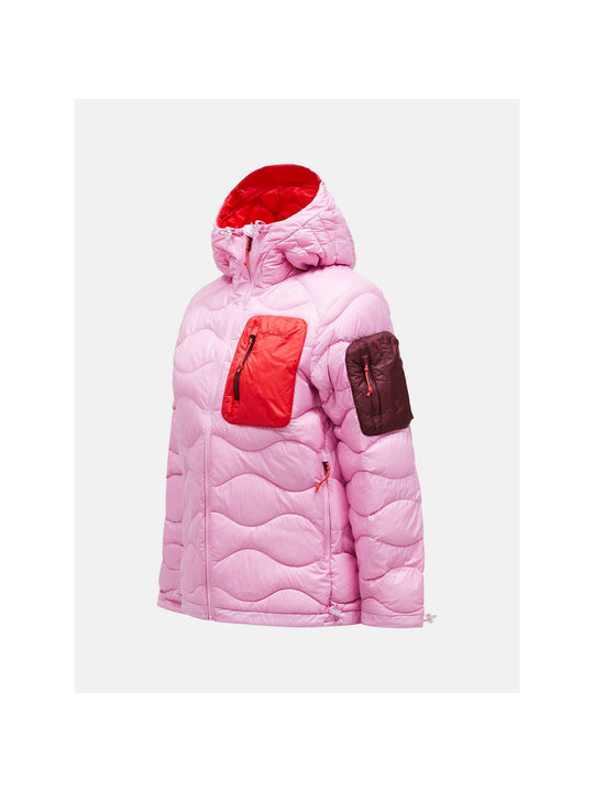 Kurtka puchowa damska PEAK PERFORMANCE Helium Utility Down Hood Jacket Women różowy
