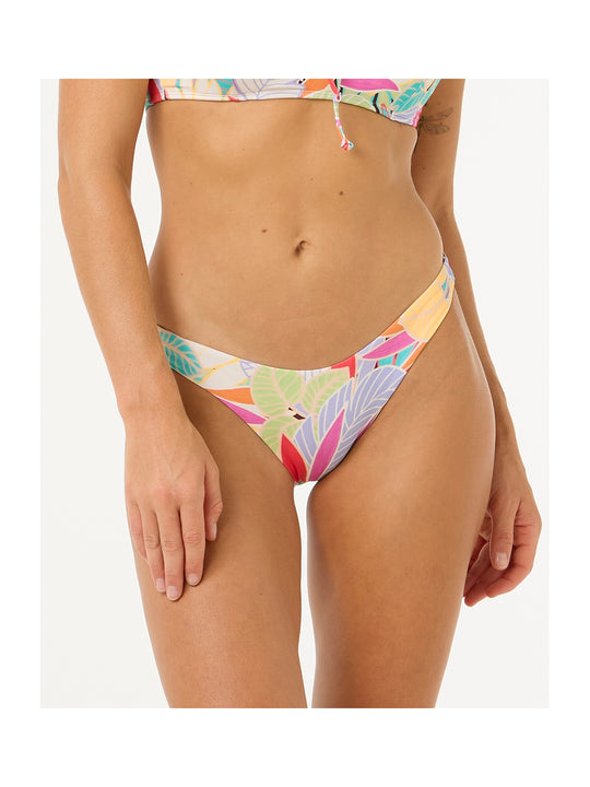 Majtki kąpielowe RIP CURL Cala Vadella Full Pant białe
