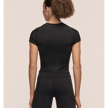 Koszulka damska CASALL Defined Rib Tee kolor czarny

