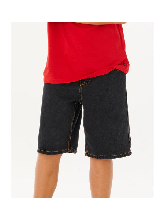 Szorty chłopięce RIP CURL Hyped Up Denim Walkshort-Boy czarne

