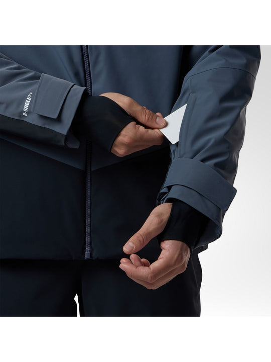 Kurtka narciarska męska ROSSIGNOL M 4Ws Blackside Insulated Jack szara
