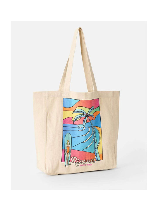 Torebka damska RIP CURL Custom Desto 20L Tote beżowa

