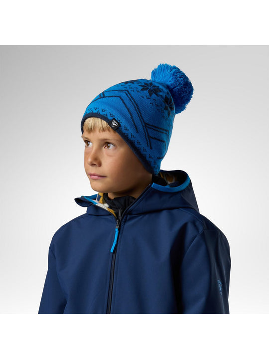 Czapka juniorska ROSSIGNOL Jr Pompom Beanie niebieska
