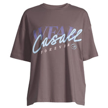 Koszulka treningowa damska CASALL Oversized Cotton Blend Tee kolor szary
